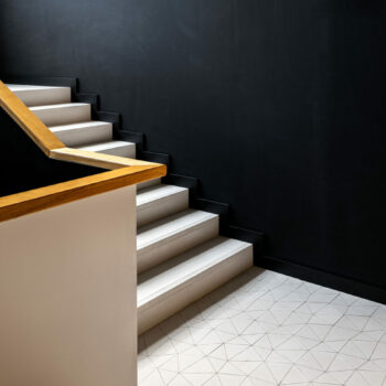 Customized terrazzo stairs