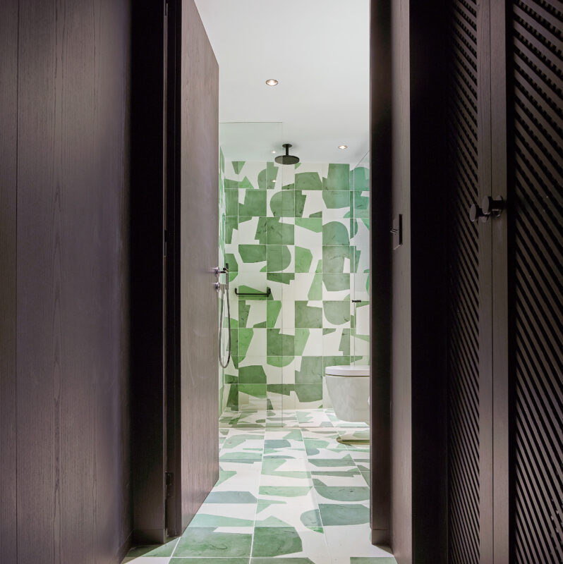 concepcio hotel bathroom bespoke tiles by huguet